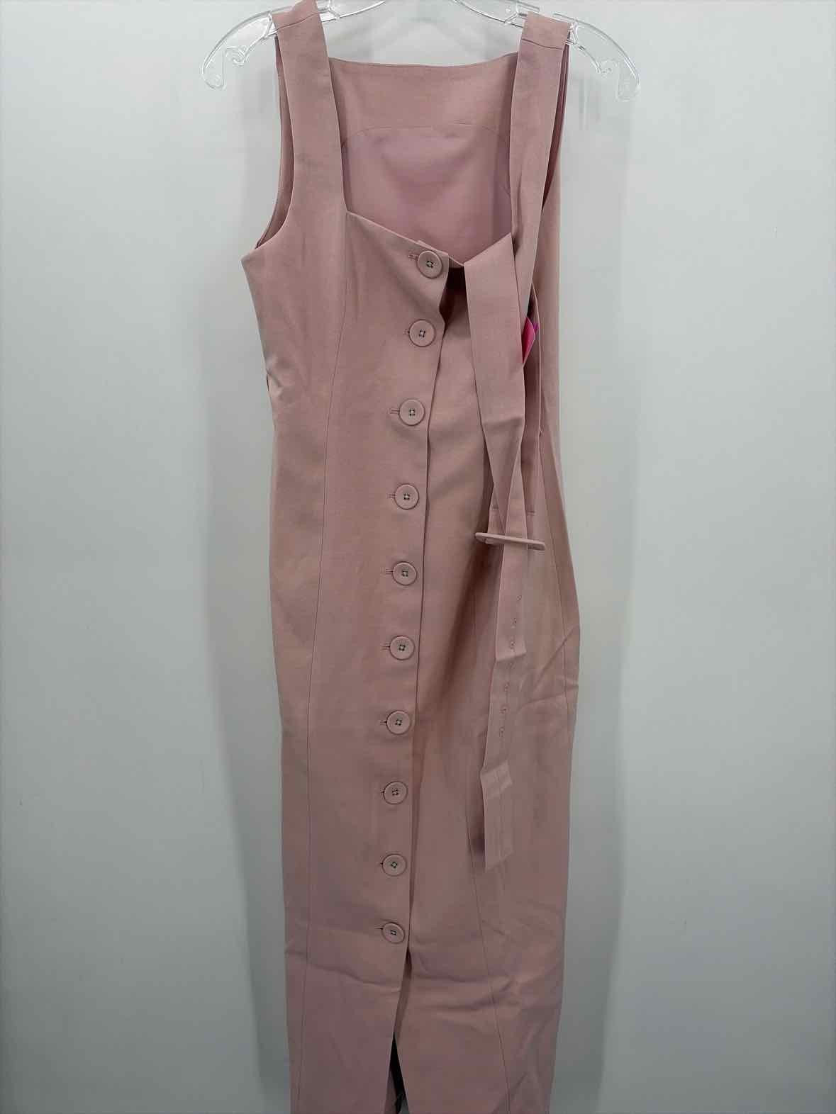 Pre-Owned COMMENSE Pink Size Small Maxi Sleeveless Dress