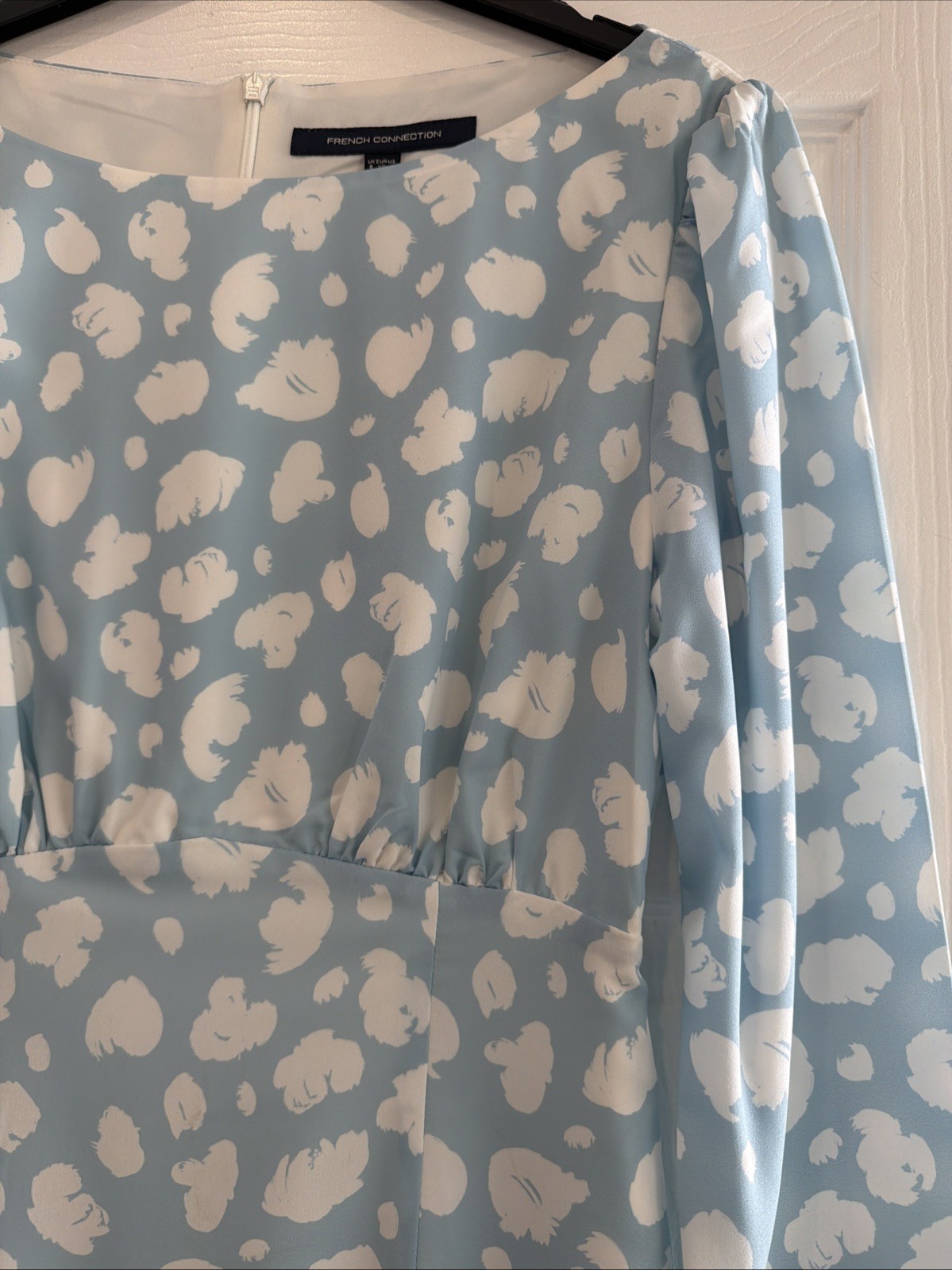 French Connection Forget Me Not Aimee Courtney Fully Lined Cloud Dress Size 12