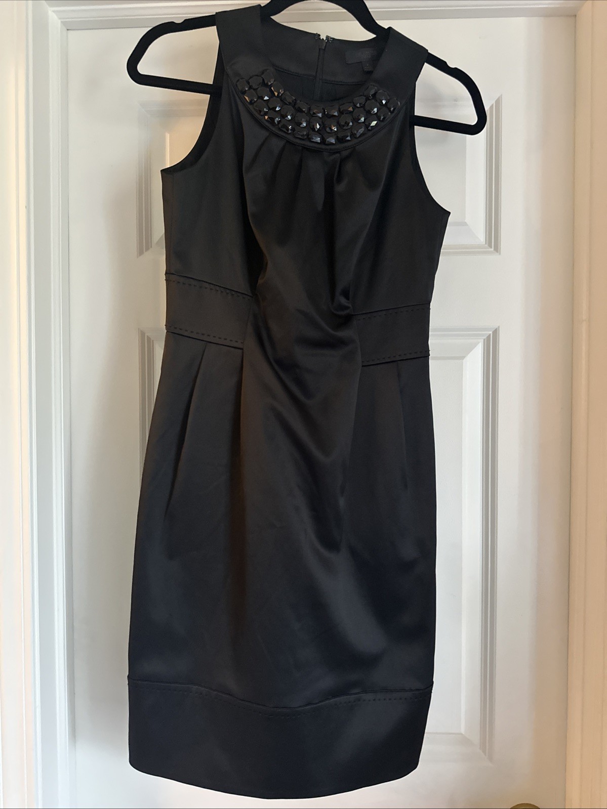 The Limited Brand Black Beaded Cocktail Dress Size 2