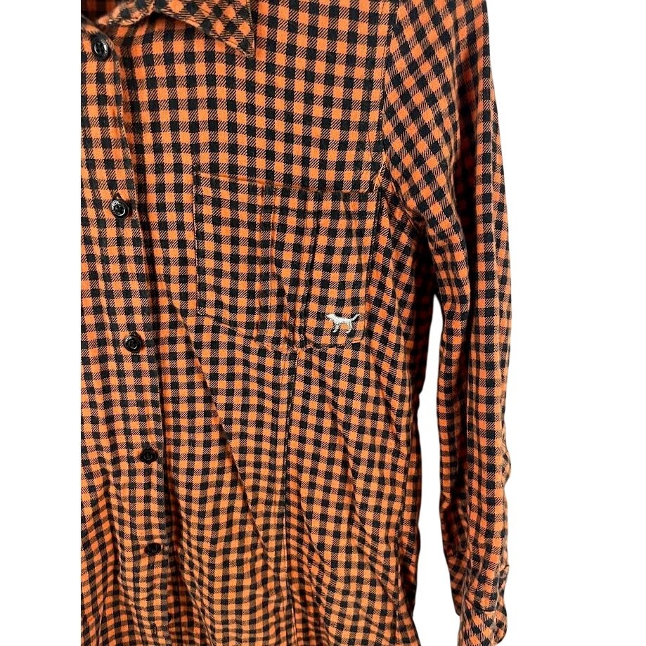 Womans Pink Florida Gators Dress Excellent Condition Orange Plaid Small (i2/18)