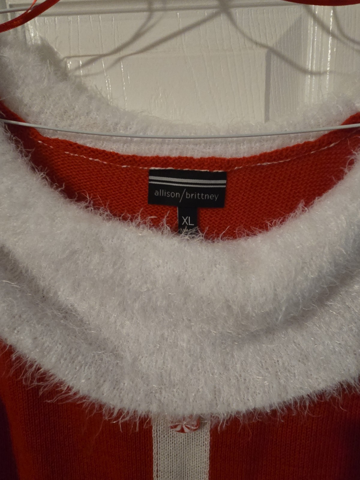 Allison/Brittany Mrs Clause Sweater Dress Women XL