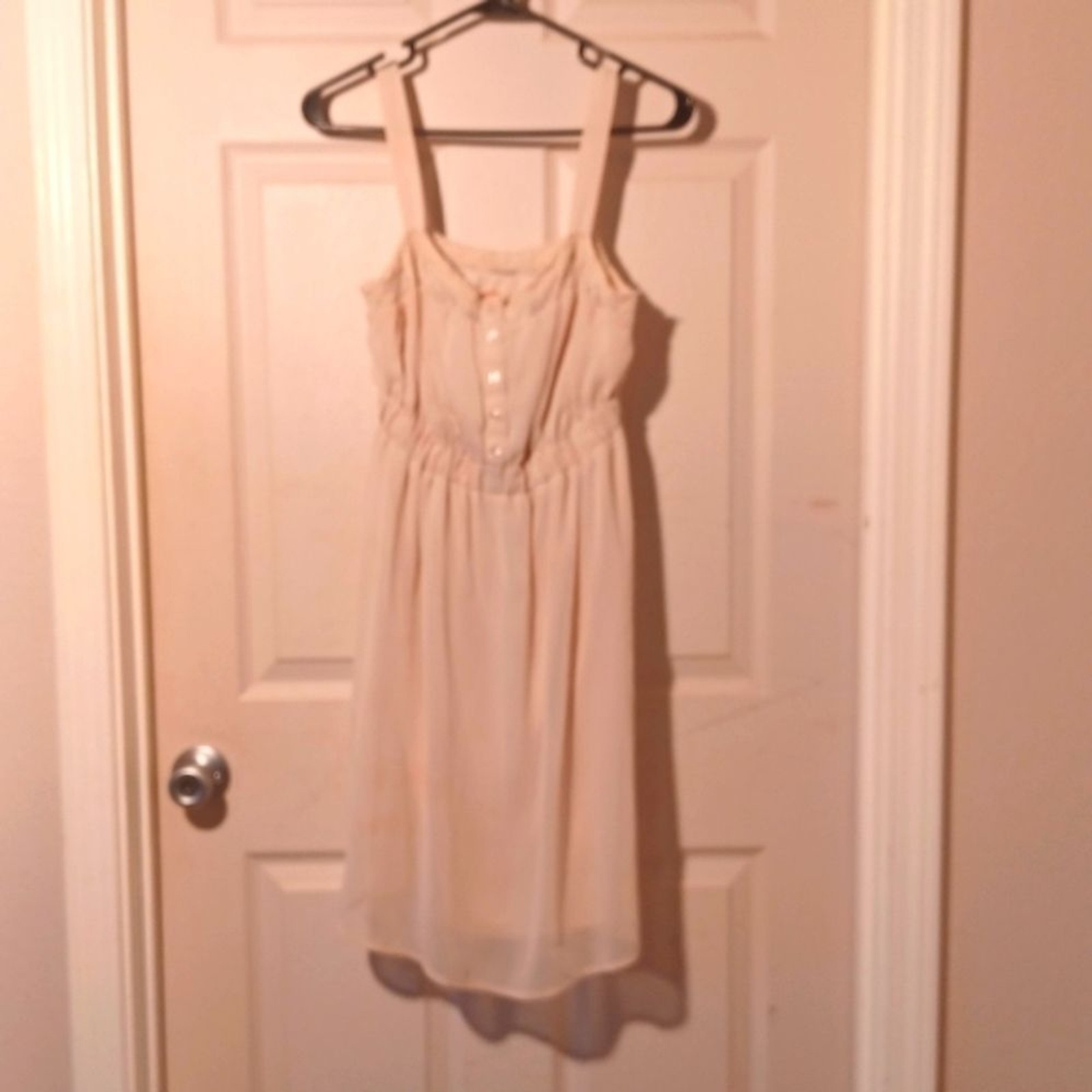 MUDD LARGE CREAM DRESS WITH LINER