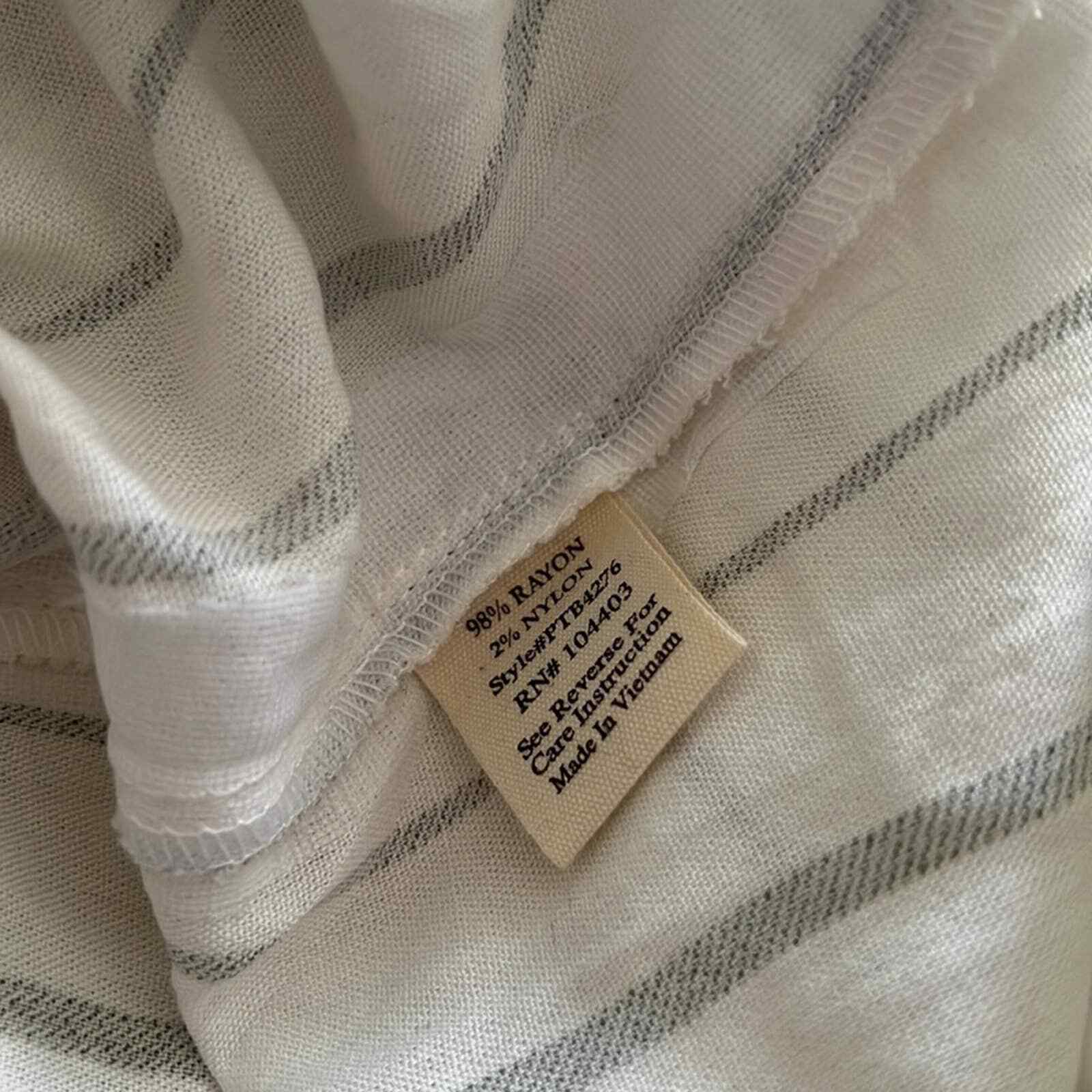 NWOT Perch by Blu Pepper Plus Striper Shirt Dress | Stripe | 1XL