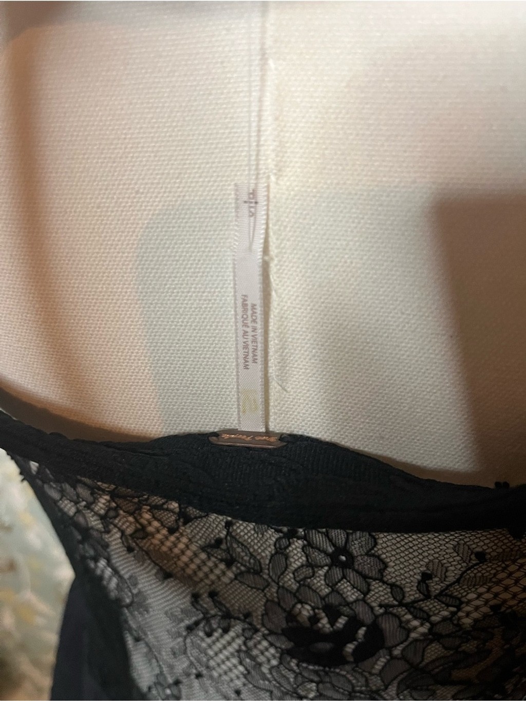 NWT Free People Black Lace- Insert Dress Size M