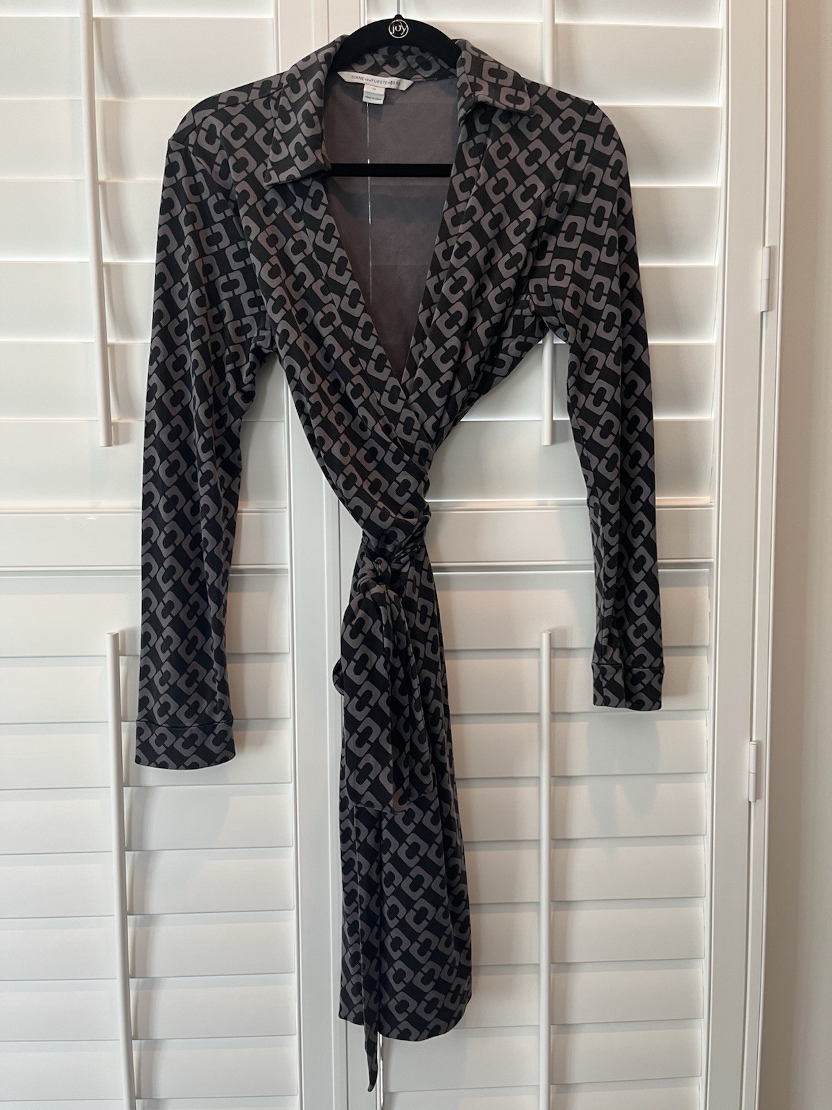 Diane Von Furstenberg Jeanne Two Wrap Dress Chains 14