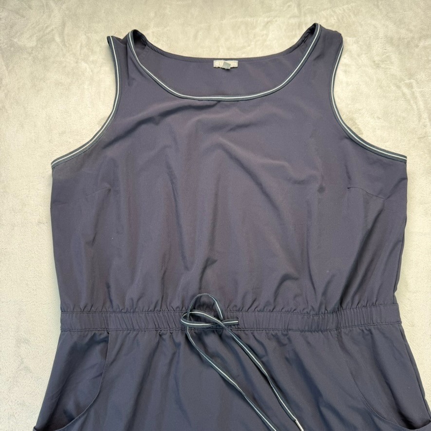 T by Talbots Lightweight Stretch Woven Dress Womens Size XL Blue