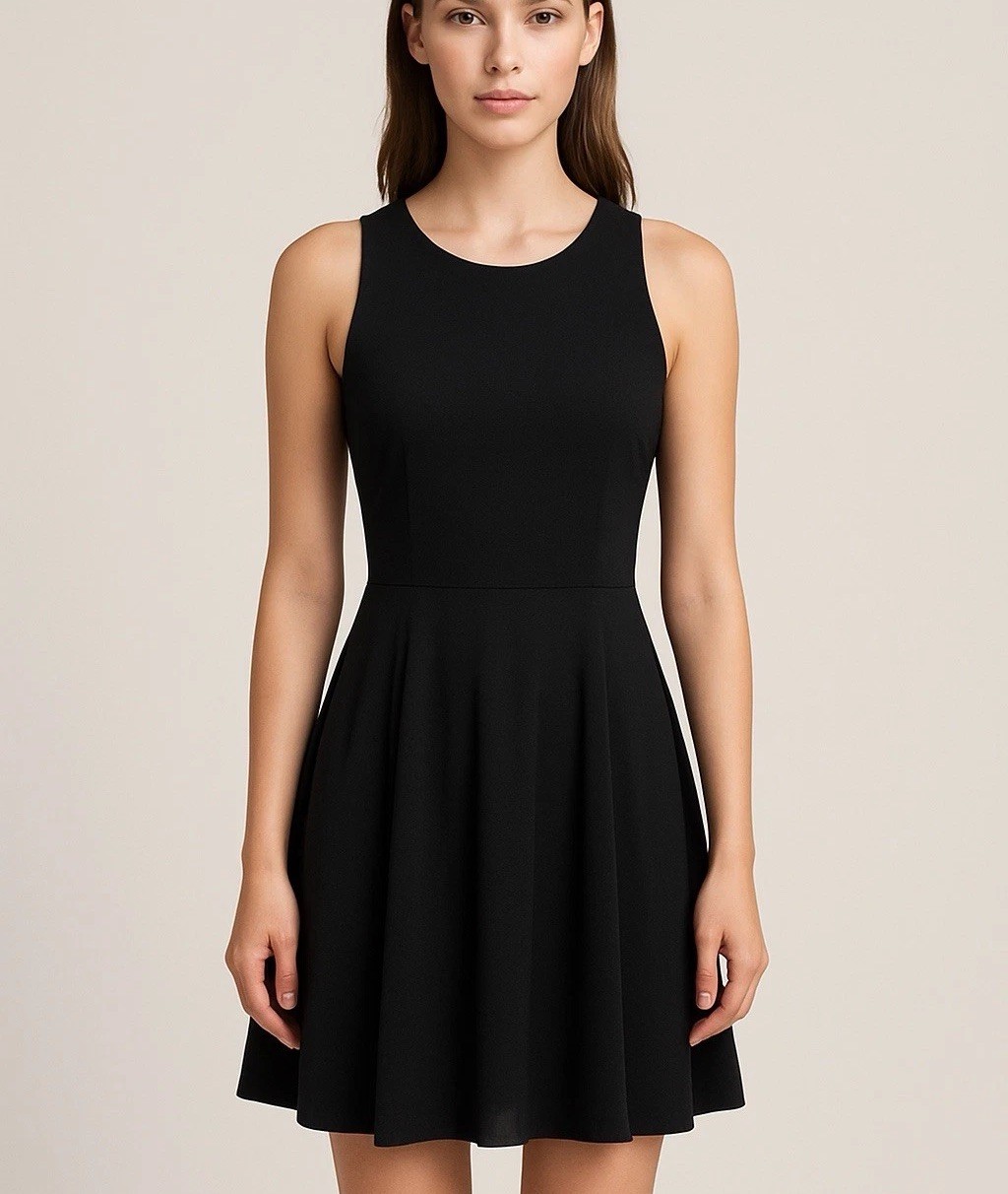 AllSaints EITA Black Mini Dress S | Goth Grunge Witchy Moto Biker Minimalist