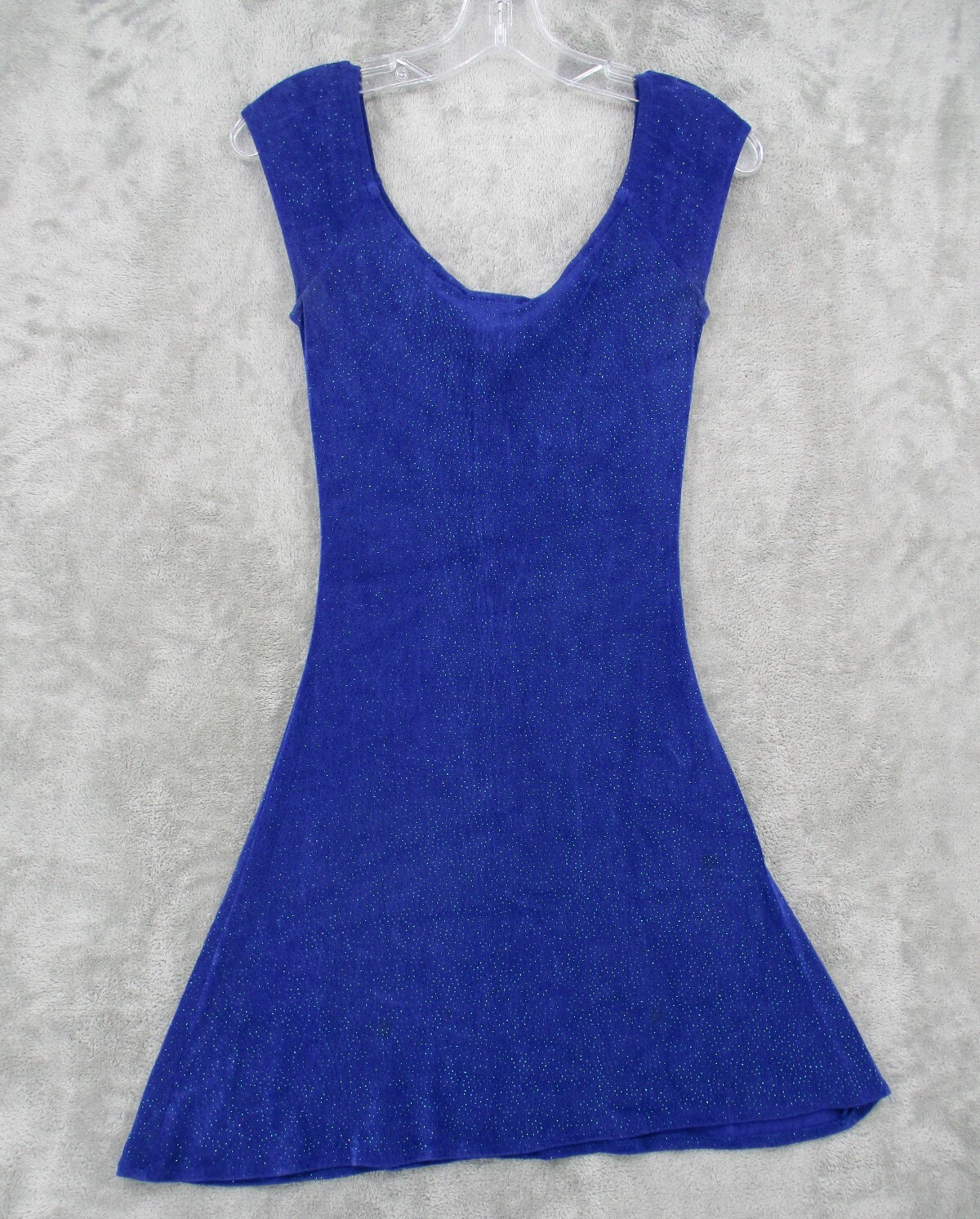 Vintage Jessica McClintock Gunne Sax Dress Juniors 5 Slinky Knit Mini 90s Y2K