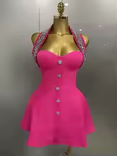 2025 Women Black Sexy Off the Shoulder Shinning Crystal Bodycon Bandage Long Dre