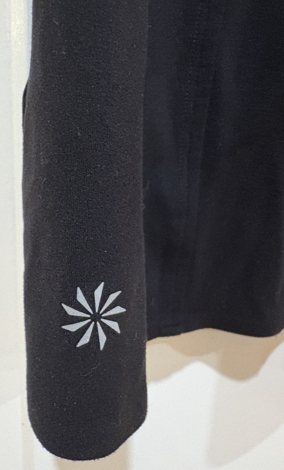 Athleta On My Way Dress Robe Black Racerback Athleisure Dress Stretch Spandex XS