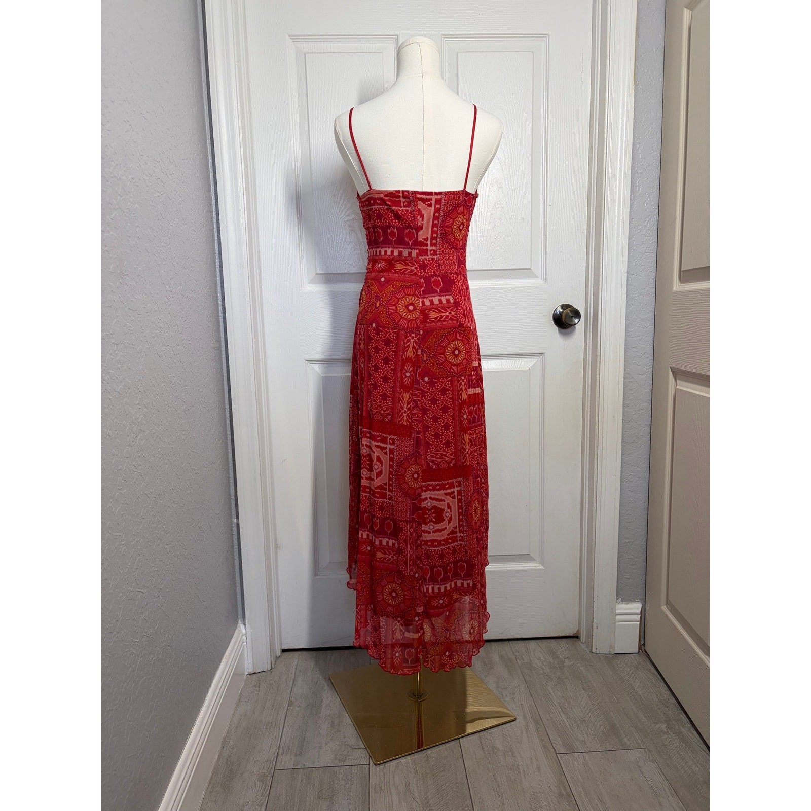 City Triangles VTG y2k Patchwork Paisley Grunge Wimsy Fairy Boho Sz M