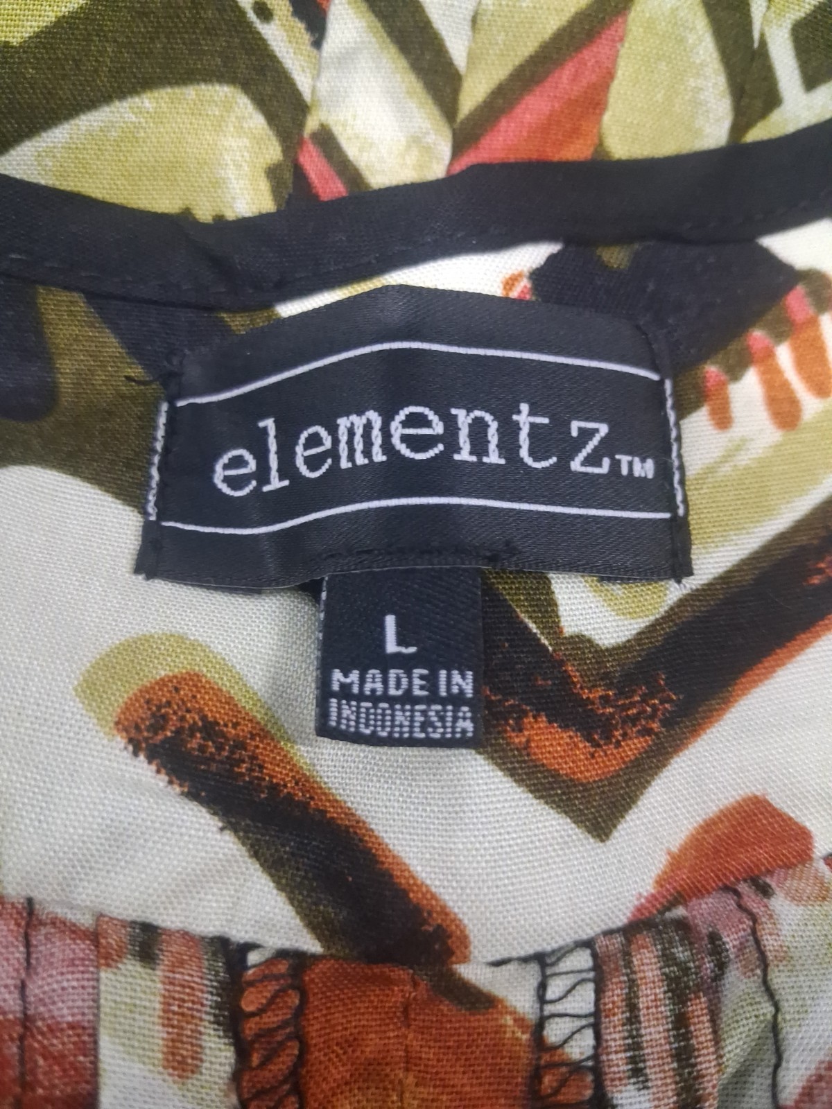 Elementz Women’s Sleeveless Casual Drift Dress Multicolor Size L