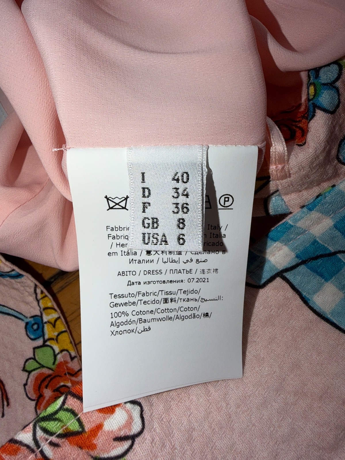 Moschino Jeremy Scott Spring 2022 patchwork baby toy pink dress tailored flirty