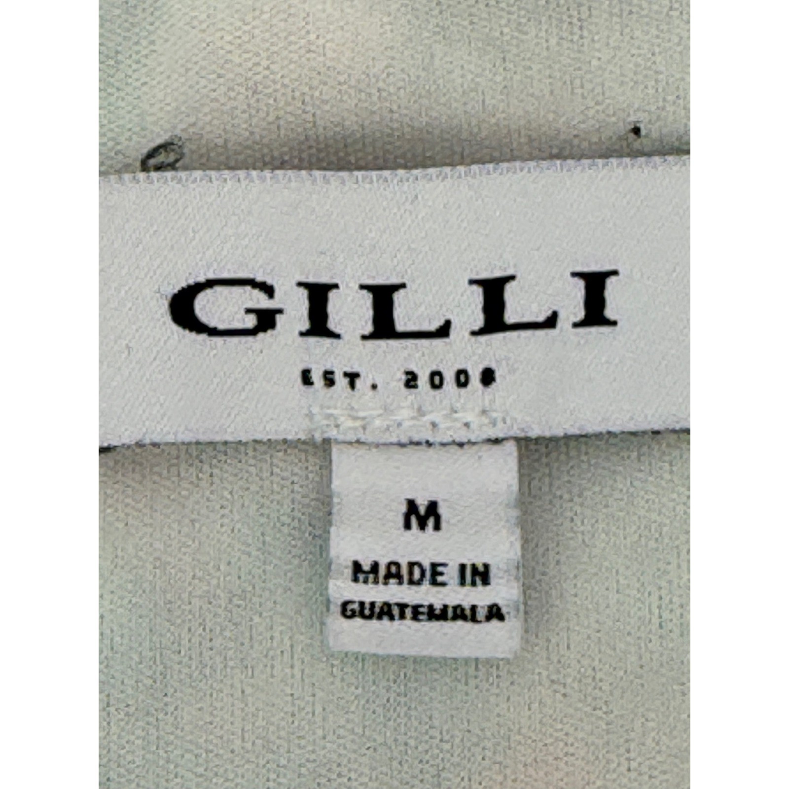 Gilli Womens Watercolor Abstract Midi Slip Dress Teal Pink Blue V-Neck Sz M