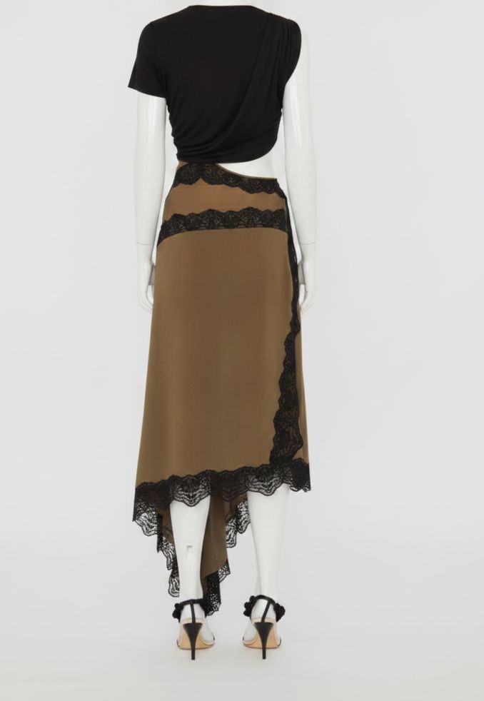 Christopher Esber Women’s Black Verve Twisted Tee Dress Size 4