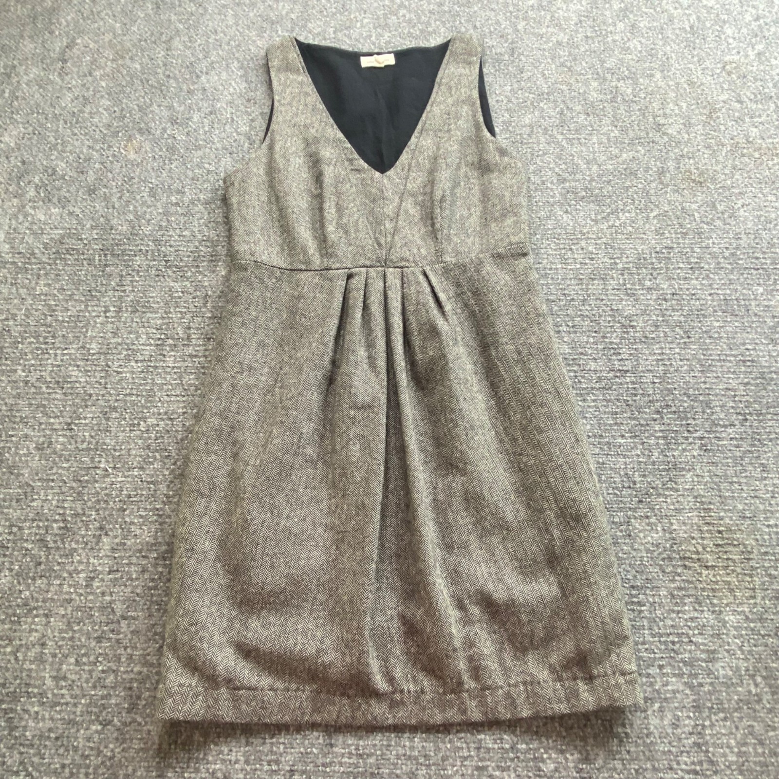 Silence + Noise Dress Women’s 4 Gray Tweed Office Career Classic Minimalist Work
