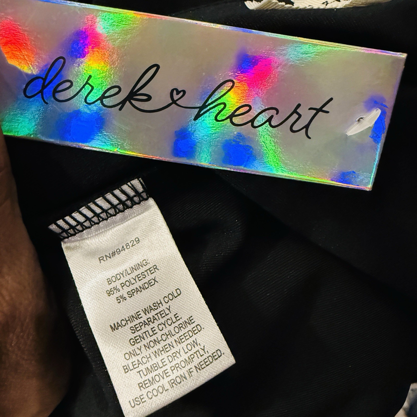 Black Sexy Vamp Minimalist Modern Party Club Wear Bodycon Derek Heart Dress NEW