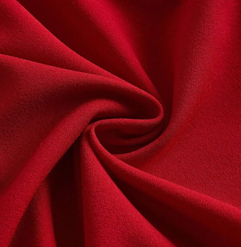 RED Solid Rushed Halter Neck Backless Bodycon Pencil Skirt Midi Dress