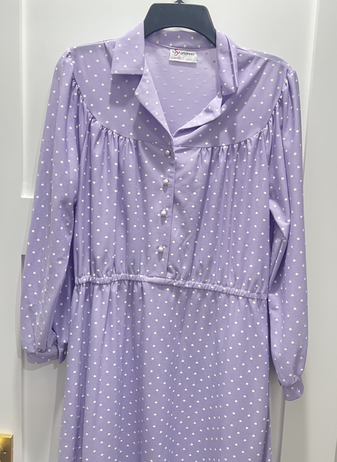 2 Vintage 70s 80s Sears Dress Pockets Granny Cottage Core The Shirt Dress Sz M L