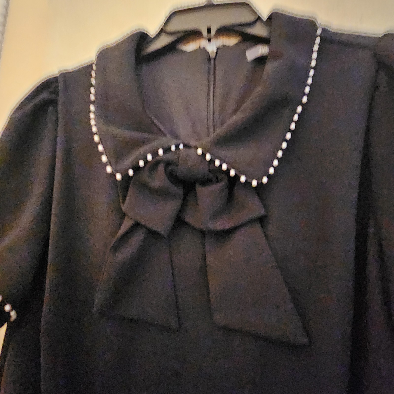NEW Marshalls Julia Jordan Bow Beaded Sheath Women’s Dress BLACK Size 16