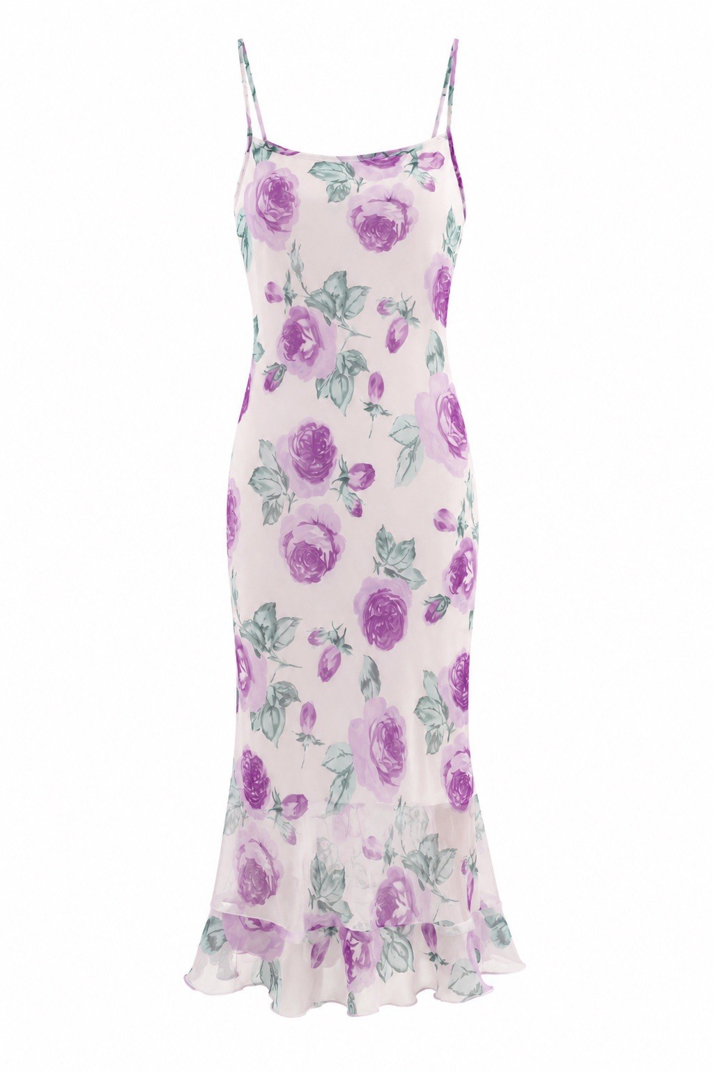 My Michelle Slip Dress Sheer Overlay Floral 5/6 Feminine Ethereal Fairy 90s