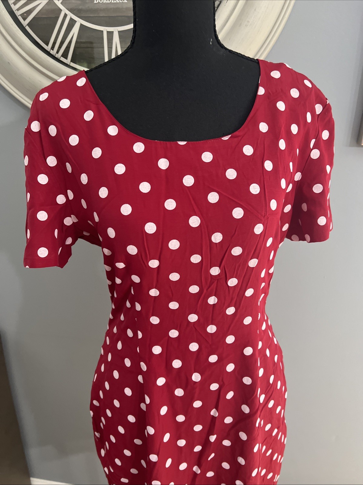 My Michelle ︱Red & White Polka Dot︱ Short Dress︱11/12︱Retro︱1990’s?