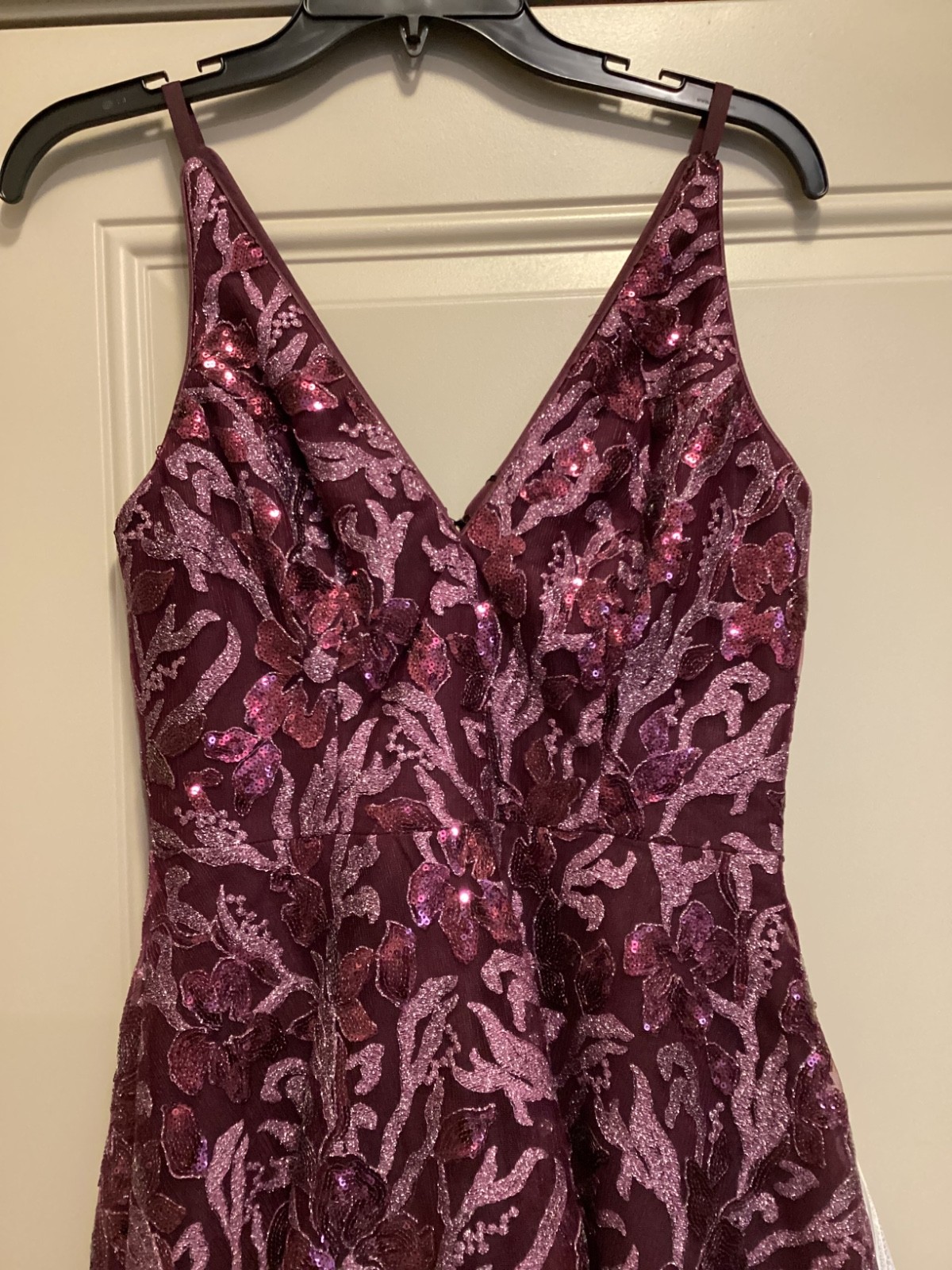 Dress the Population Elisa Sequin Fit & Flare Cocktail Dress, size S