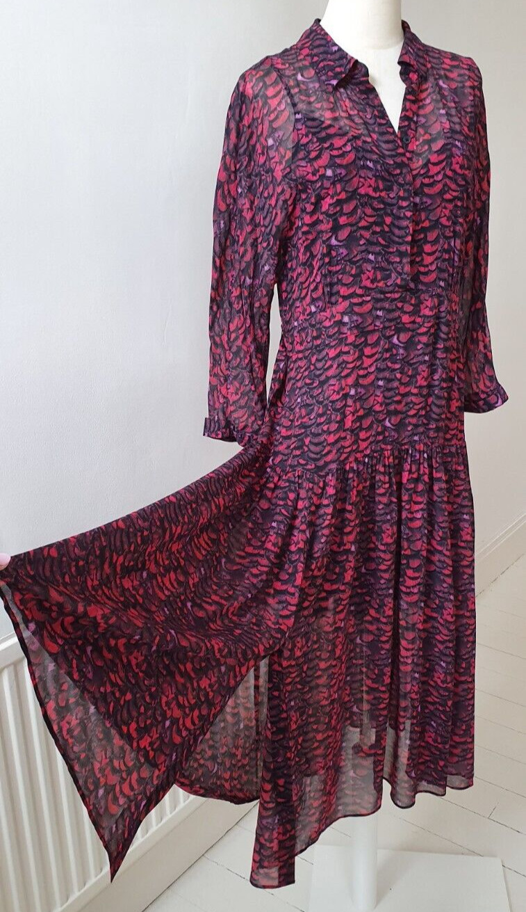 ***GORGOEUS***ALL SAINTS *ELEY PLUME* DRESS UK14, US10, EU42