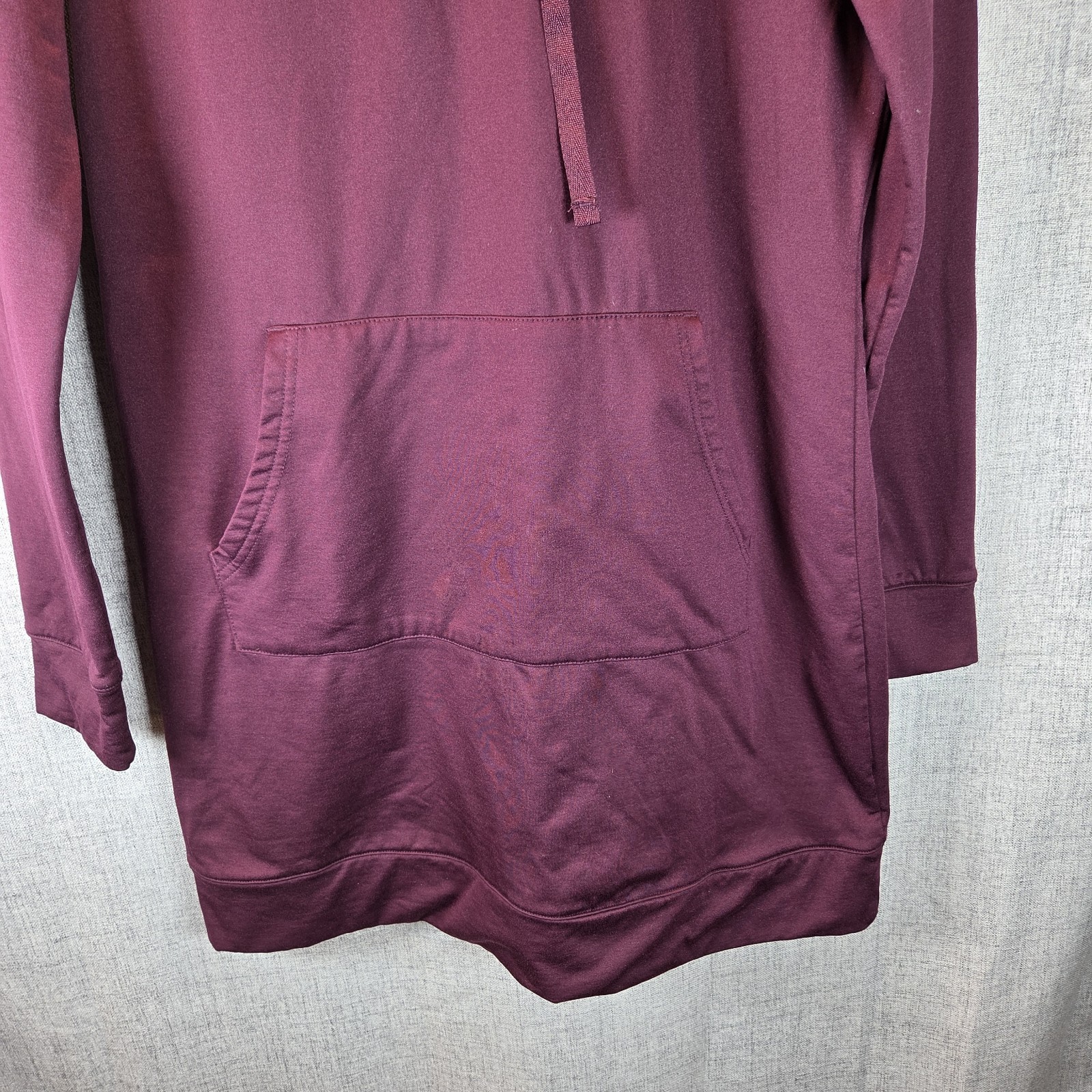 Fabletics Dress Womens Medium Purple Yukon Hoodie Fleece Kangaroo Pocket Sporty
