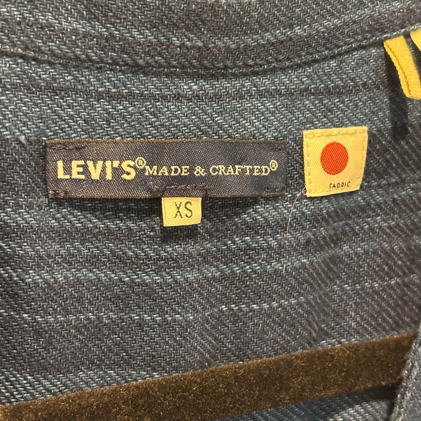 Levi’s Made & Crafted Blue Cotton Button Front Frida Dress – size XS
