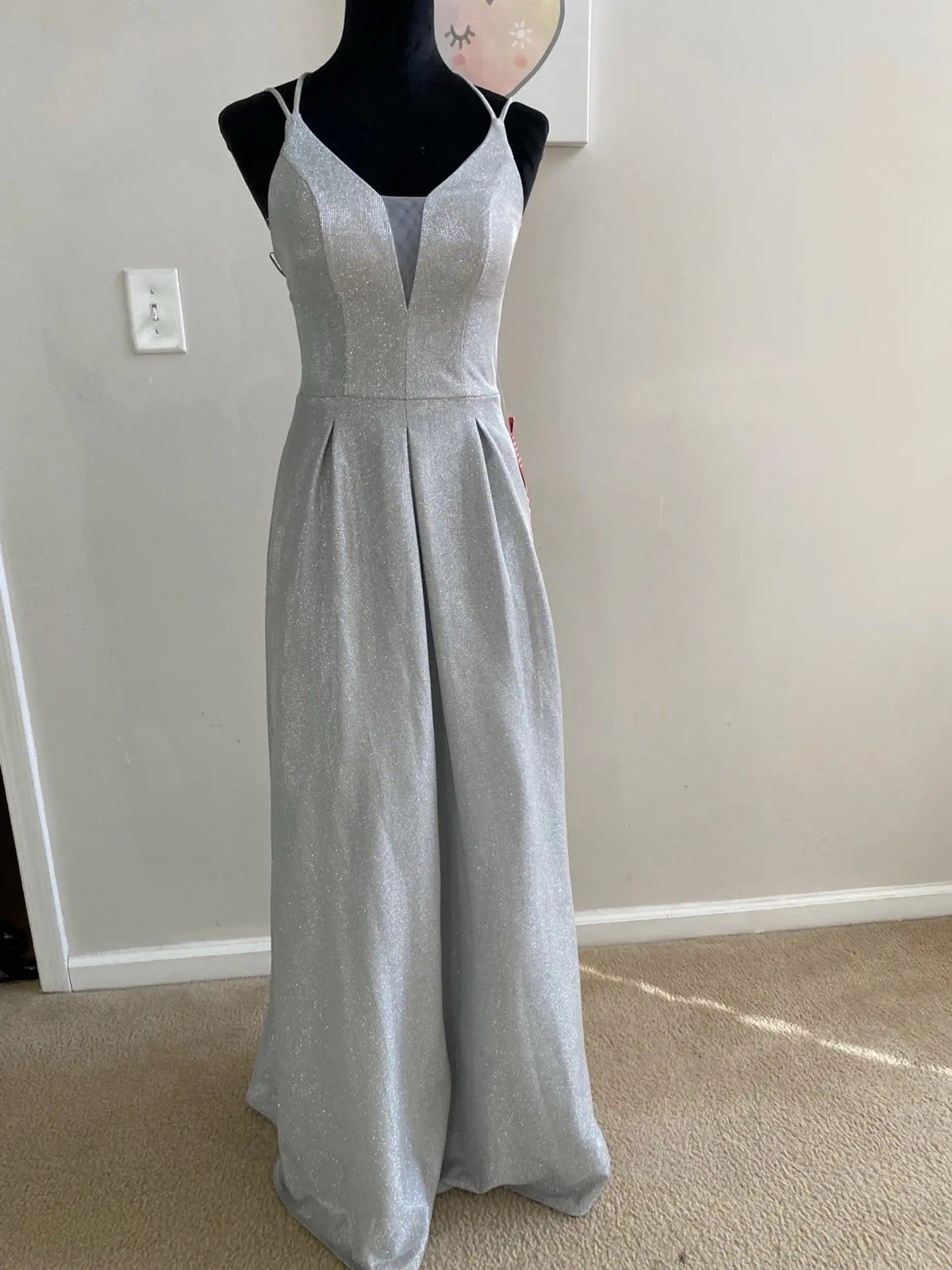 Formal Prom Wedding Homecoming Evening Gown Dress – Sparkly & Elegant