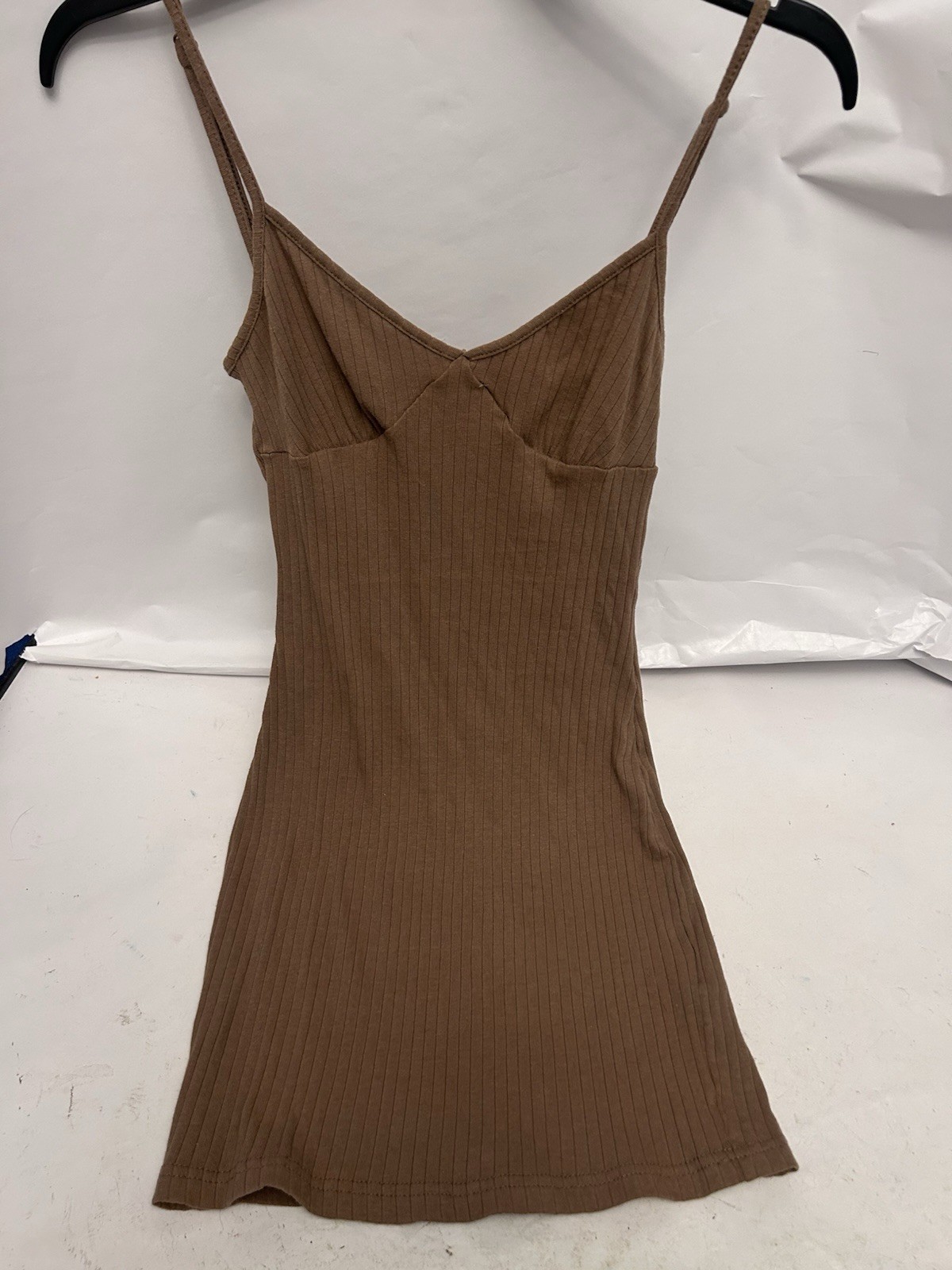 Shein Light brown thin strap womens xs dress