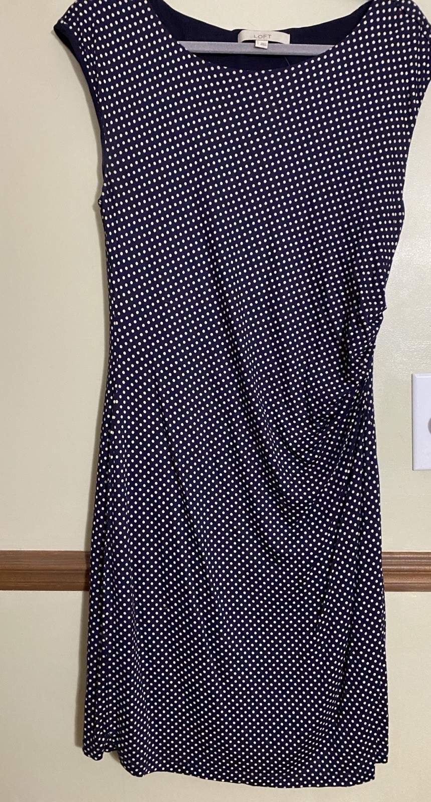 Loft Woman’s Navy/cream dress size Large