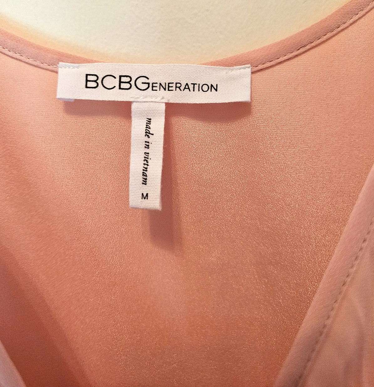 BCBGeneration Pink Pleated Lined Strappy Short Dress -Medium-Perfect for Parties
