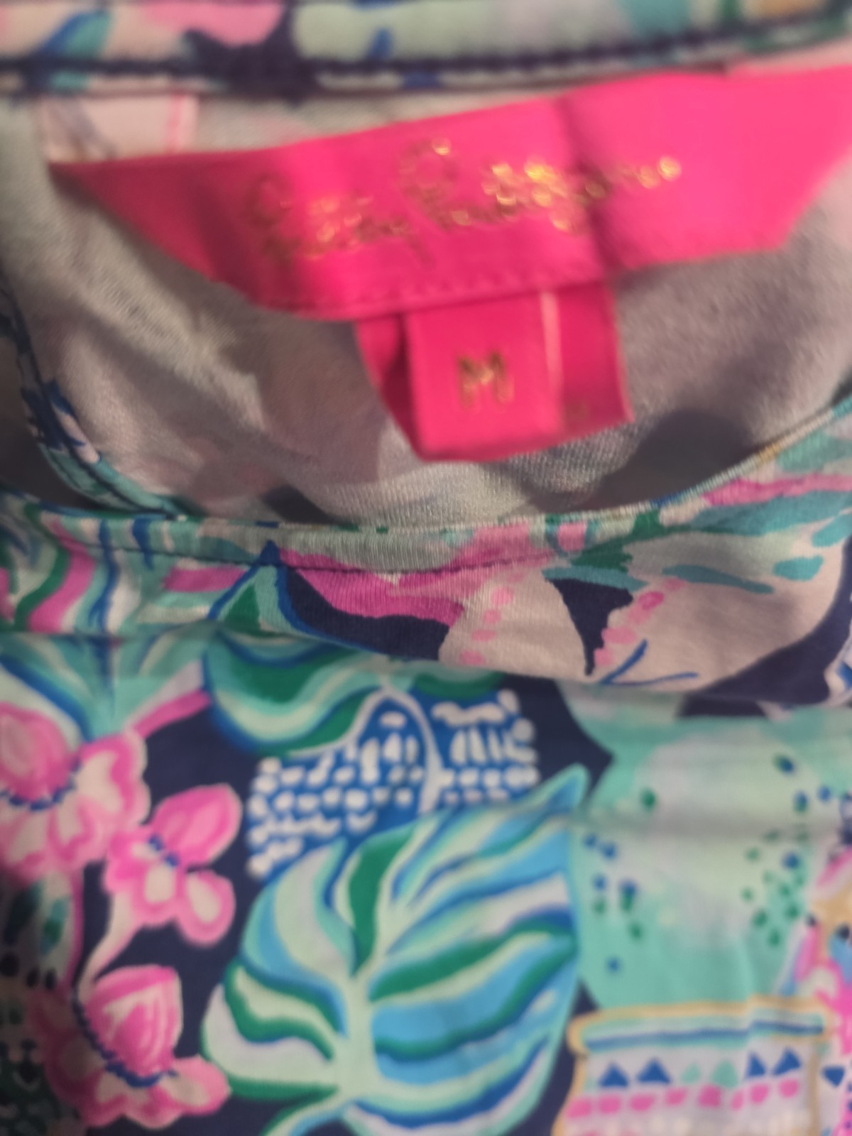 Lilly Pulitzer Britton Romper Looking Sharp Women’s M Multicolor Resort Boho