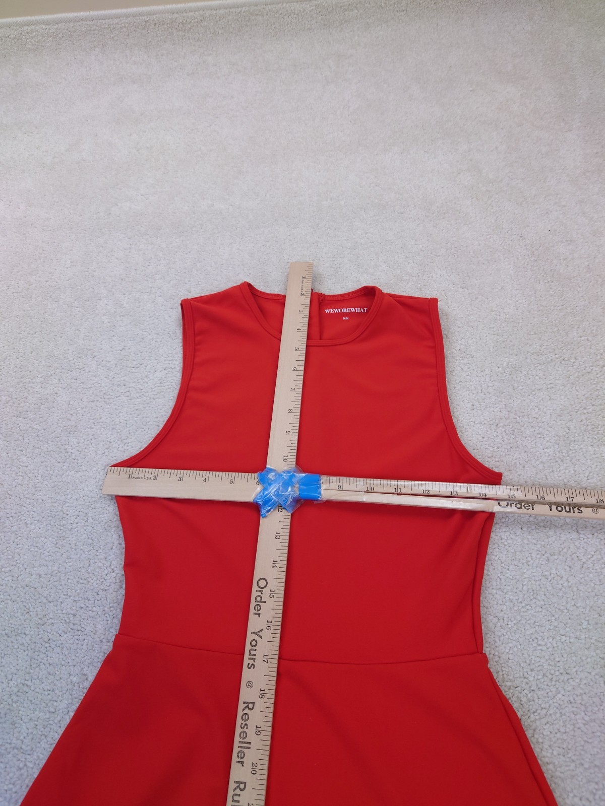 Weworewhat Revolve Red Sleeveless Mini Active Dress Tennis Women’s Size Medium