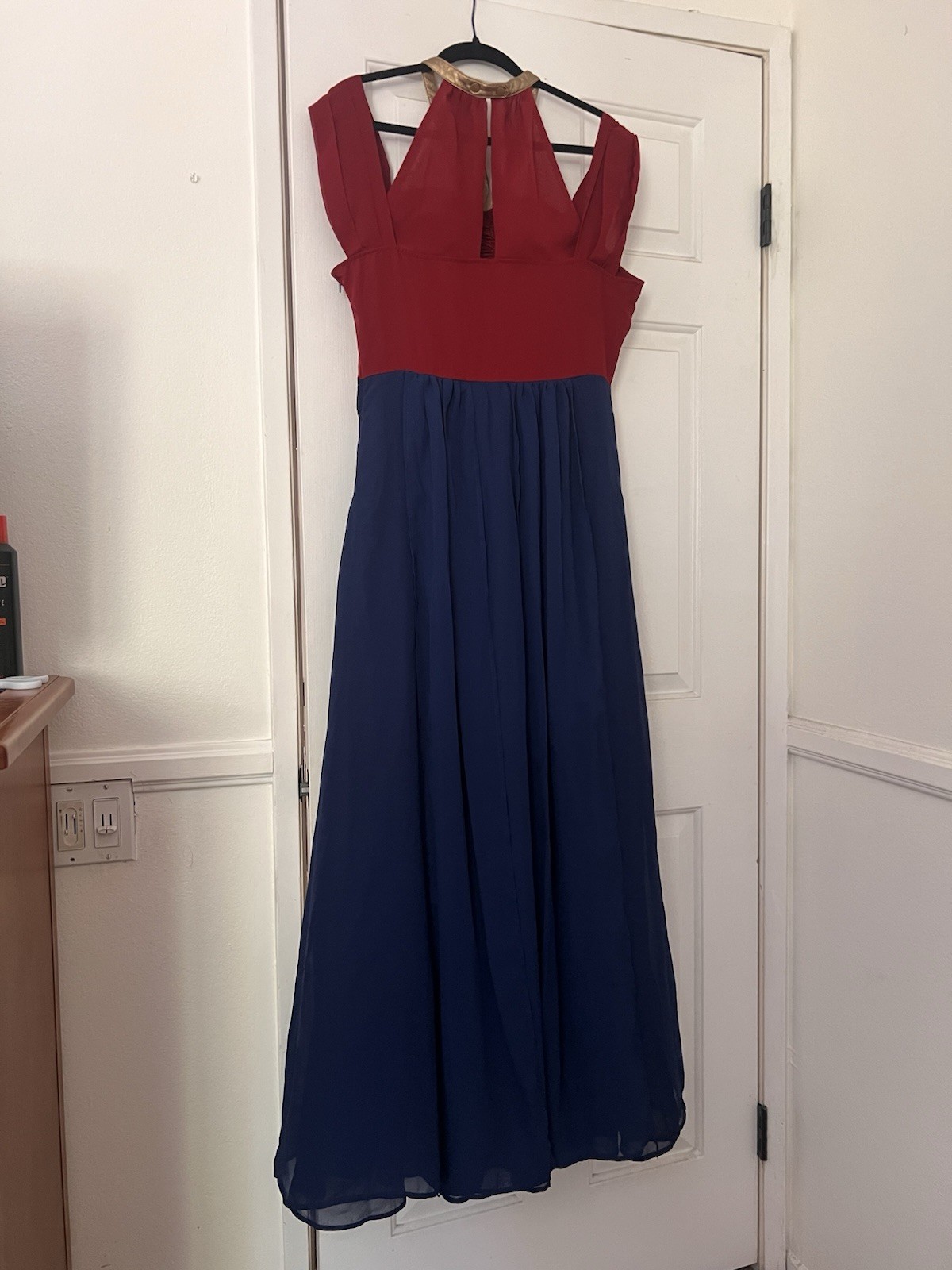 CAPTAIN MARVEL Her Universe The Marvels Red Blue Dress Size XL Costume Hot Topic