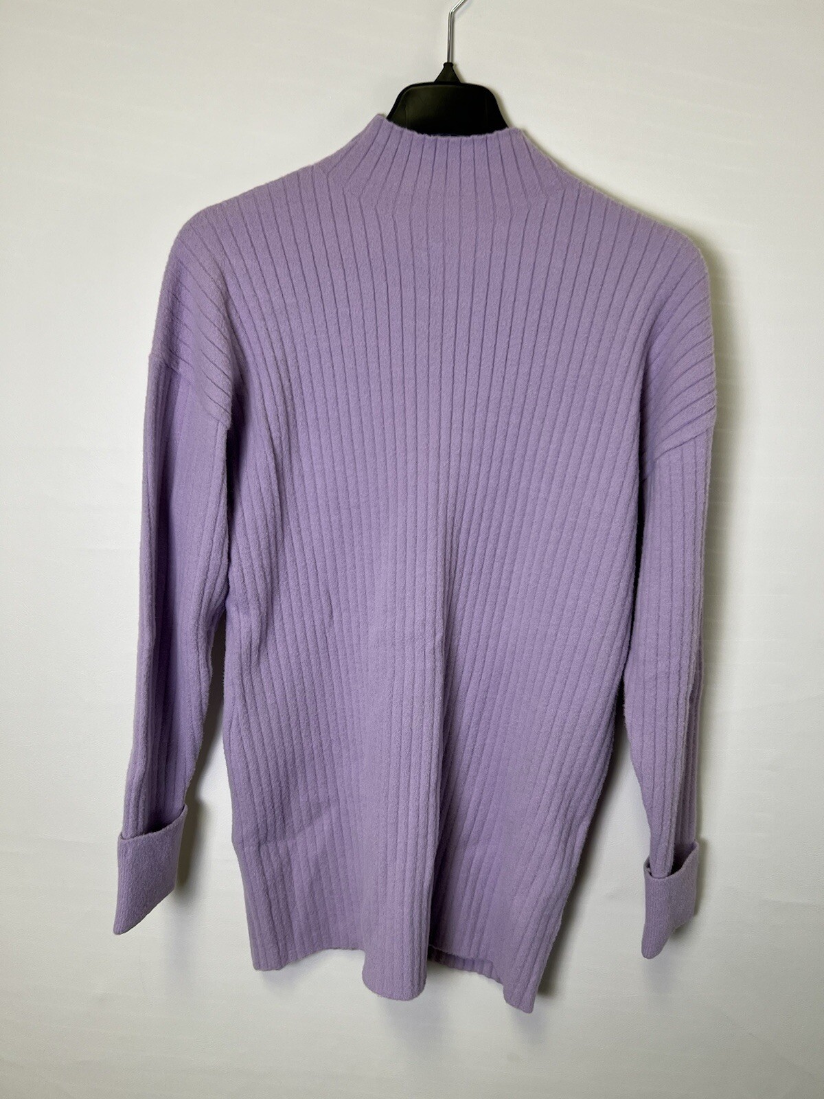 JustFab Mock Neck Sweater Mini Dress Dahlia Purple NWT sz M