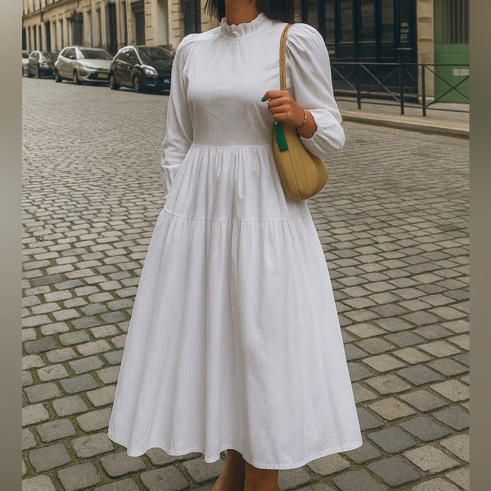 Danielle Bernstein weworewhat long sleeves poplin dress s JulySale