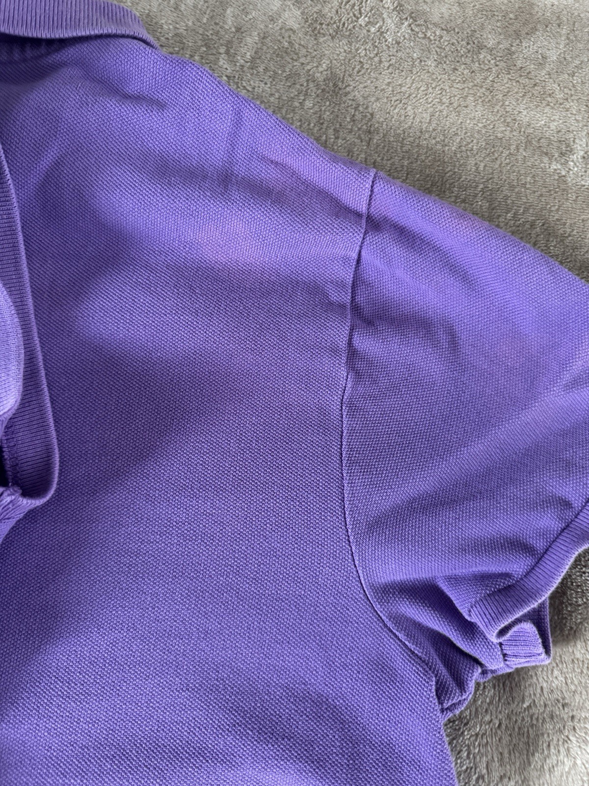 Polo Ralph Lauren Mesh Mini Polo Dress Purple L Preppy Tennis Golf Y2K