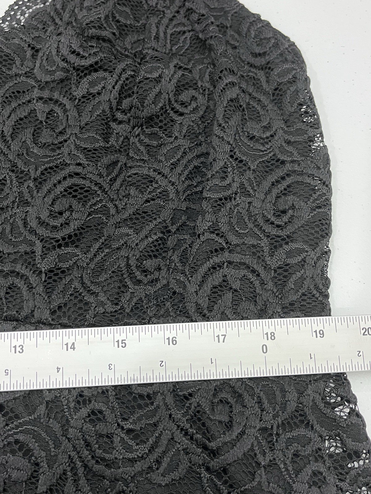 Torrid Dress Womens Black Lace Adjustable Straps Lined Scalloped Trim Stretch