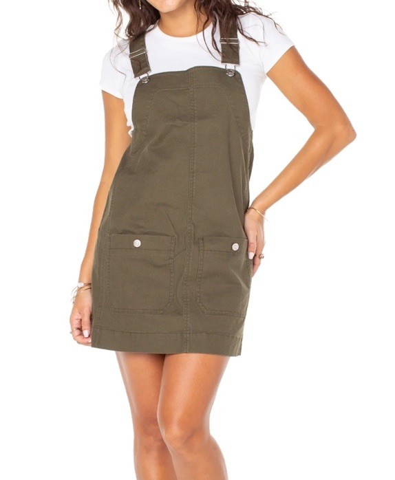 Celebrity Pink Juniors Size S Cotton Button-Front Pinafore Casual