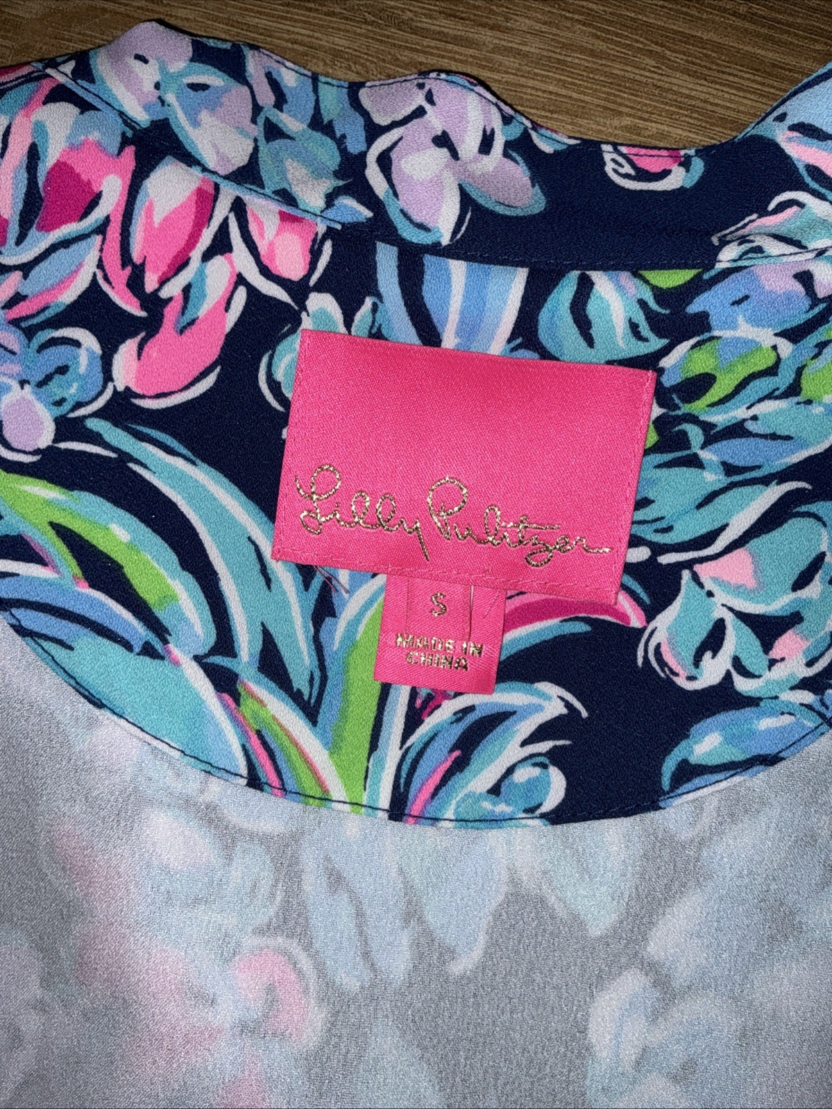 Lilly Pulitzer Winona Stretch Dress Navy Pineapple Paradise Size Small NEW