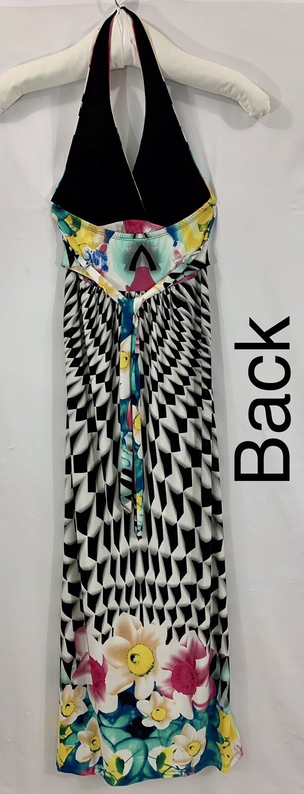 Catch My I Soft Stretch Halter Maxi Dress Size: S (Bust: 26)