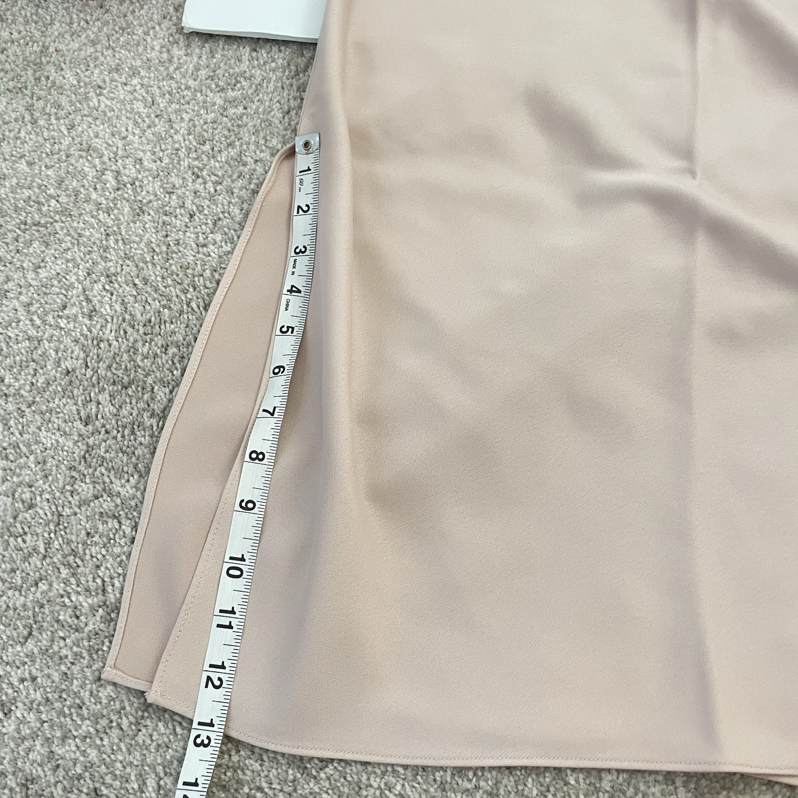 NWT BHLDN Audrie One Shoulder Midi Dress Size 26W in the color Oyster
