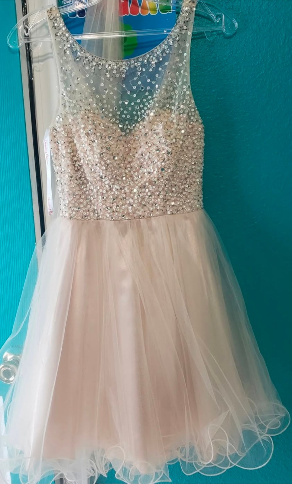 Dancing Queen Champagne Color Dress