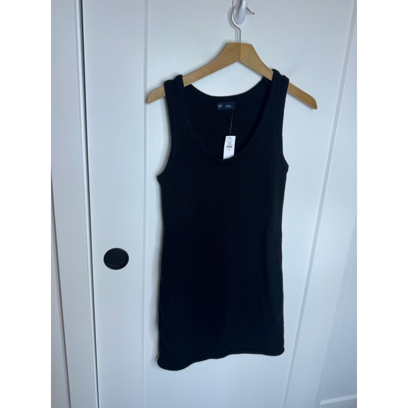 NWT Gap Crochet Knit Open Stitch Mini Tank Dress Summer Size XS