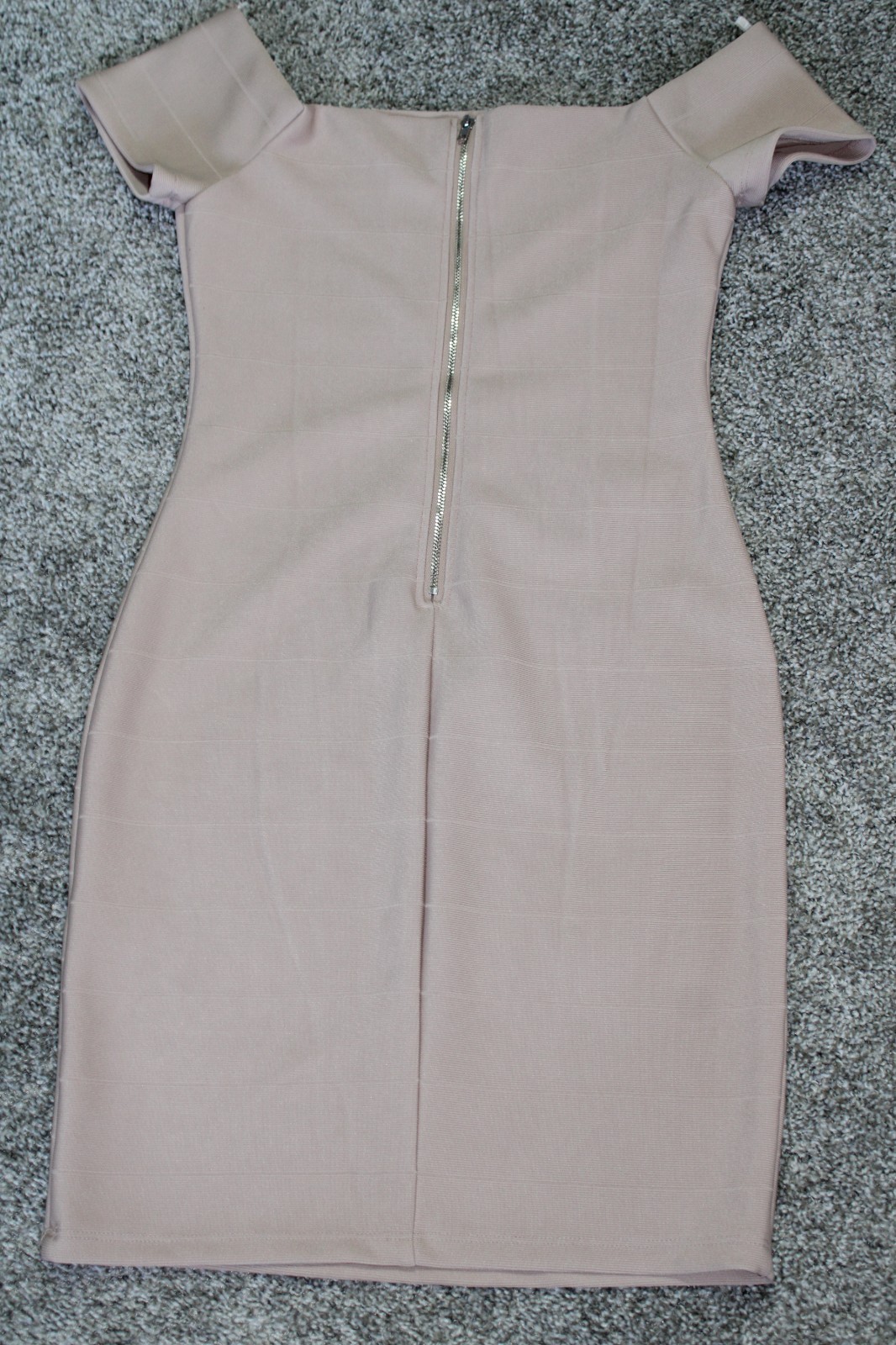 Forever 21 Dress Small Beige Bodycon Sleeveless