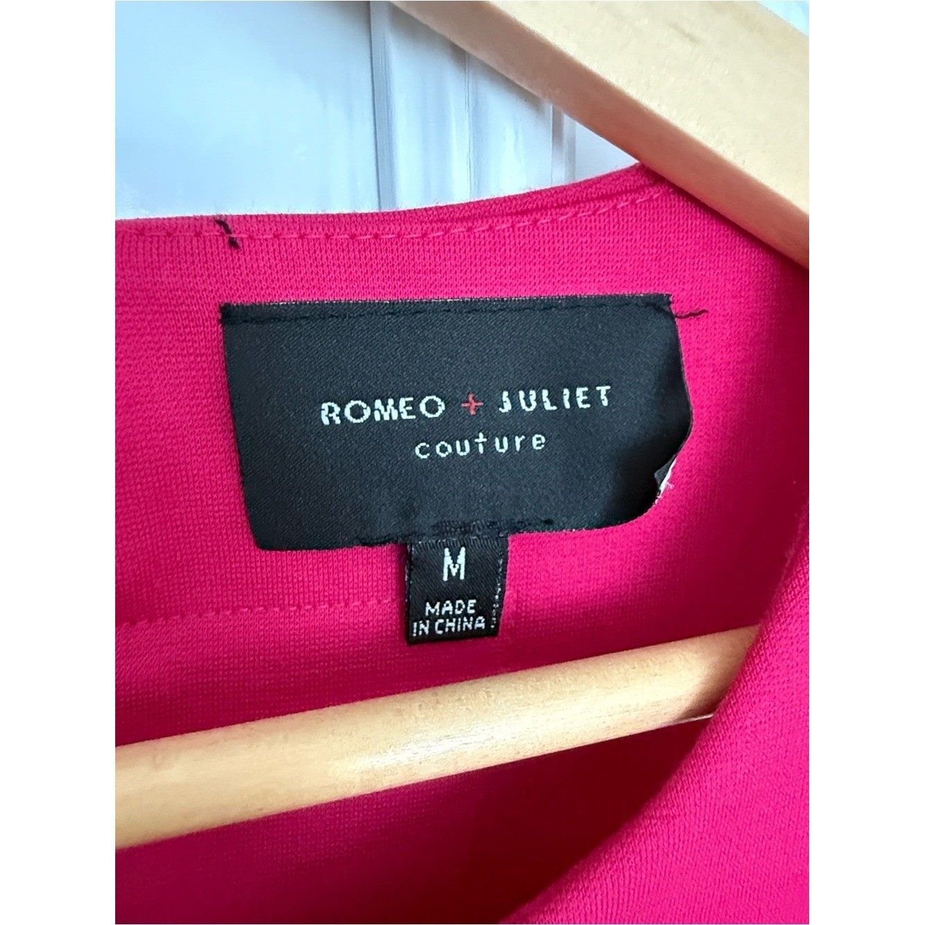 Romeo + Juliet CoutureHot Pink Bodycon Cocktail Dress, Size Medium