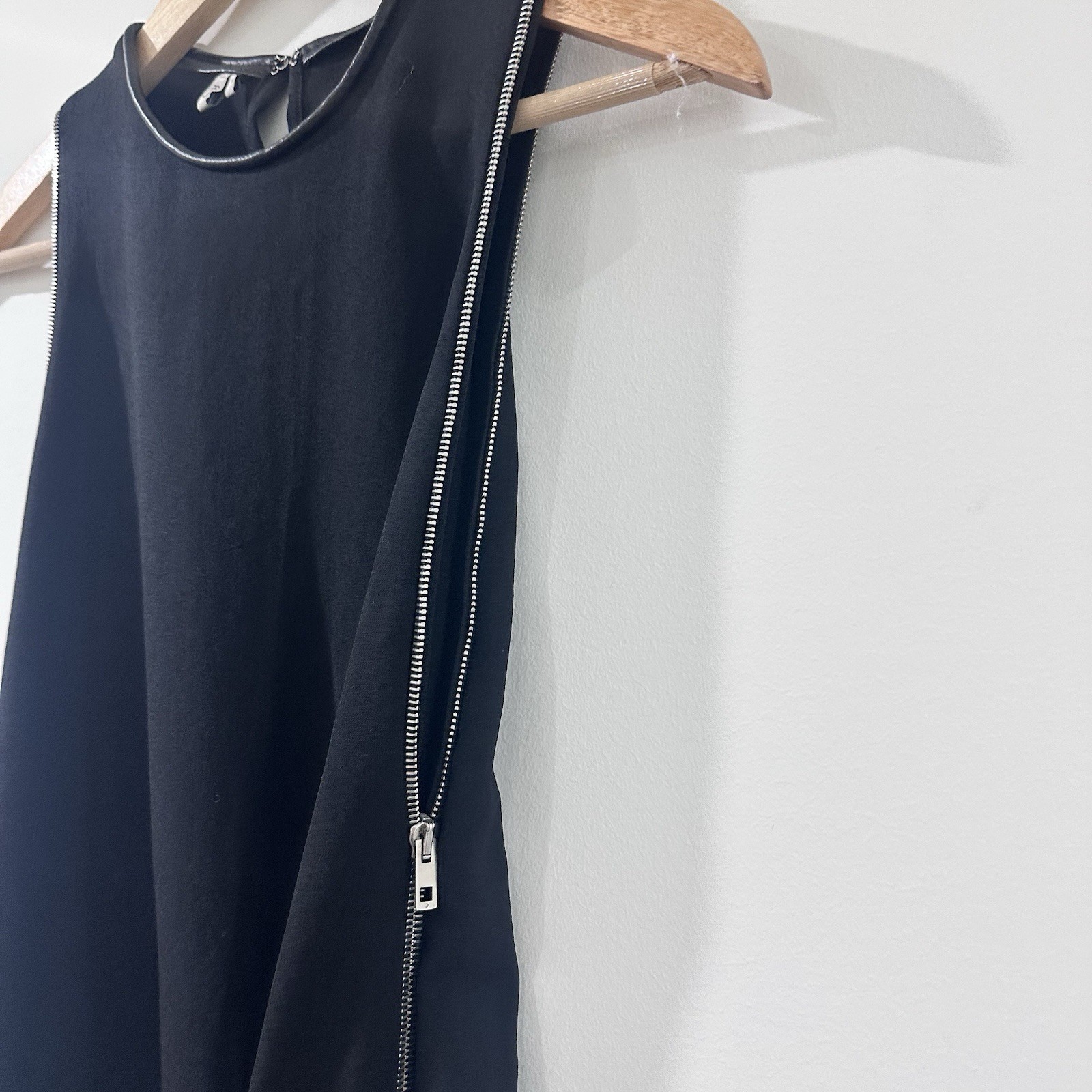 IRO Iseline sleeveless side zipper dress black size 1 small